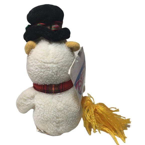 Disney Mini Bean Bag Snowman Pooh Exclusive Plush Beanie Snow Costume TAGS 8" - Picture 3 of 10